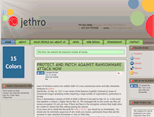Tablet Screenshot of jethroconsultants.com